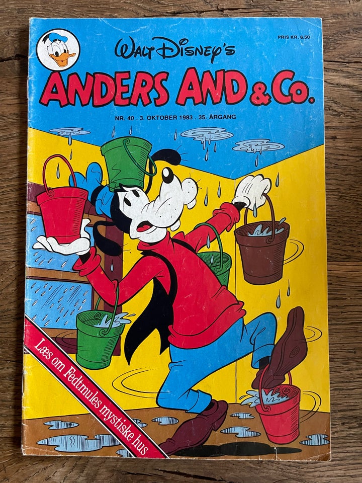 Anders And 1983 nr. 40. Inkl.