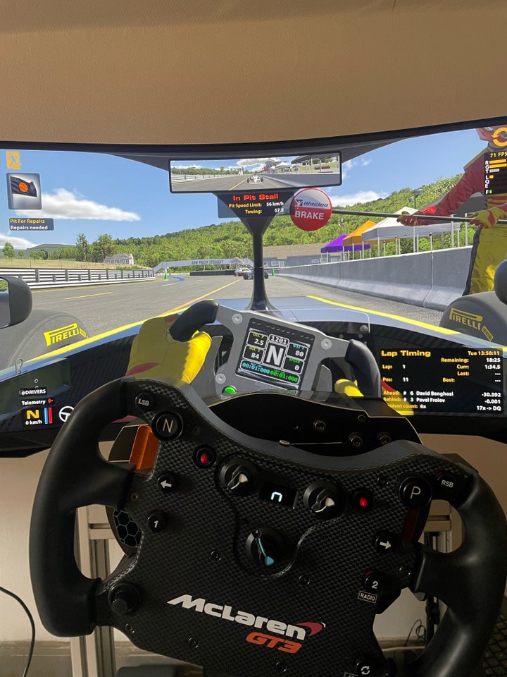 Racing simulator, til pc,