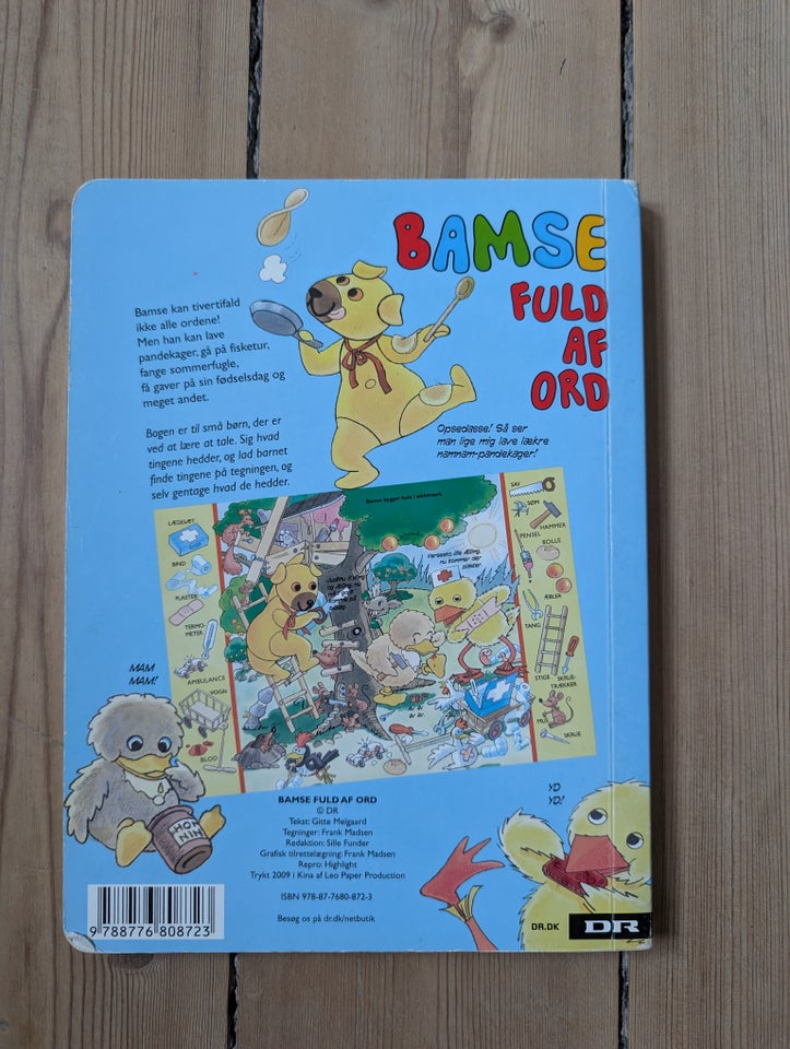 Bamse fuld af ord, Gitte Melgaard og