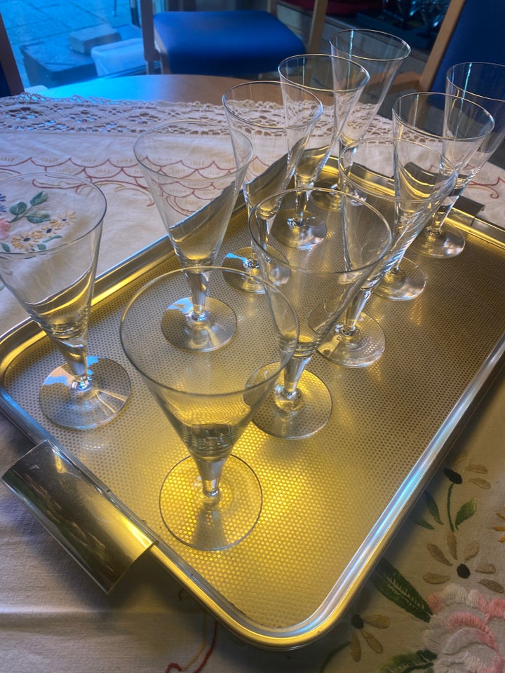 Glas champagneglas retro