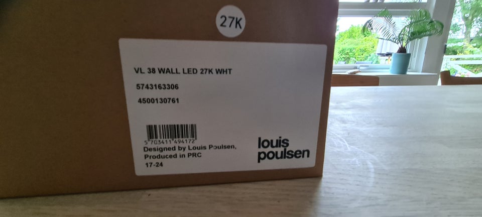 Louis Poulsen VL 38 væglampe
