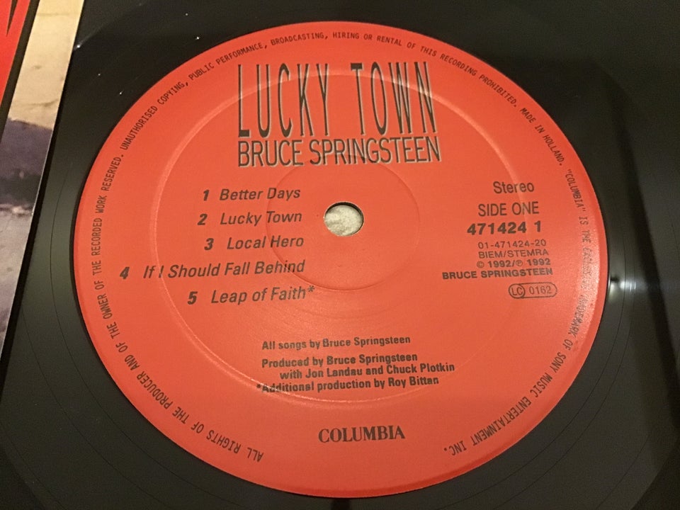 LP, Bruce Springsteen , Lucky Town