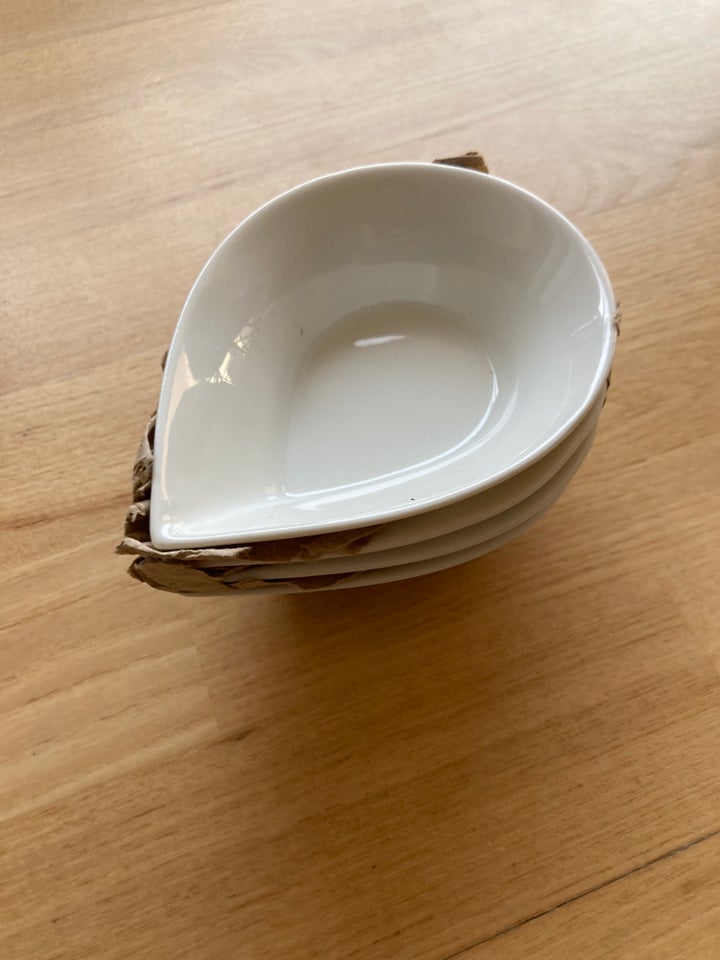 Porcelæn 4 dråbe skåle Mette