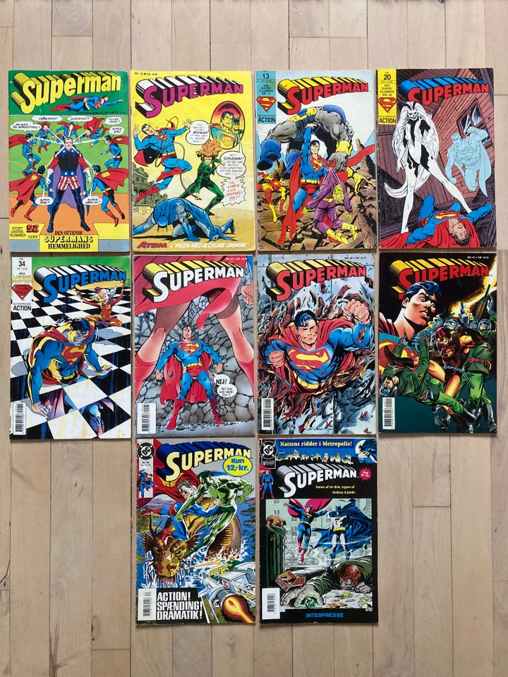 10 stk Superman (1977-1992), DC,