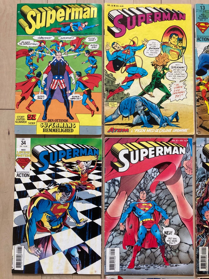 10 stk Superman (1977-1992), DC,