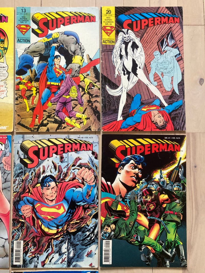 10 stk Superman (1977-1992), DC,