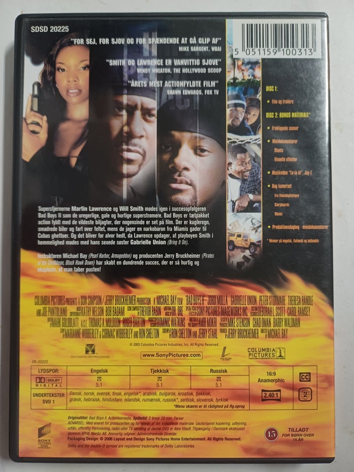 Bad Boys 2, DVD, action