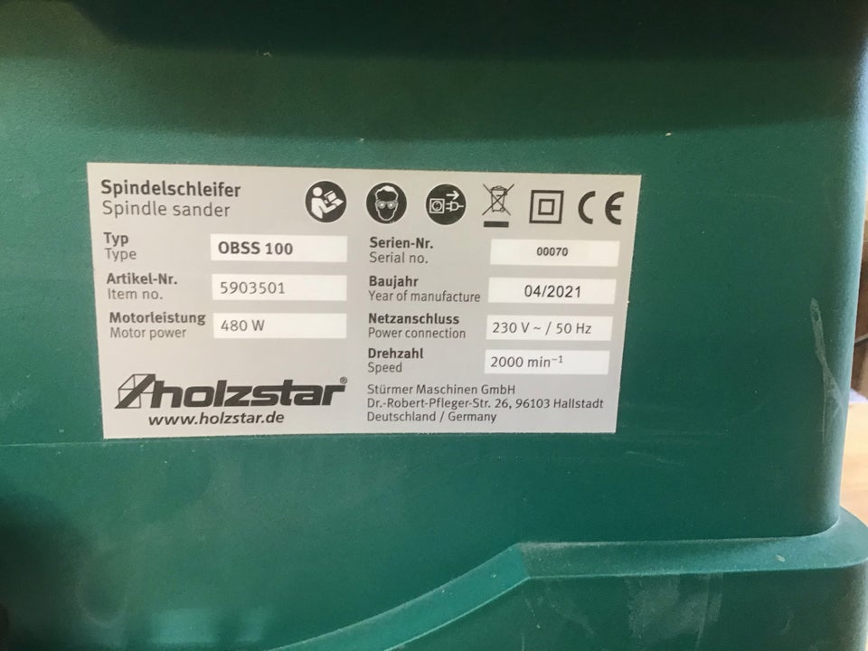 Båndsliber, Holzstar obss100