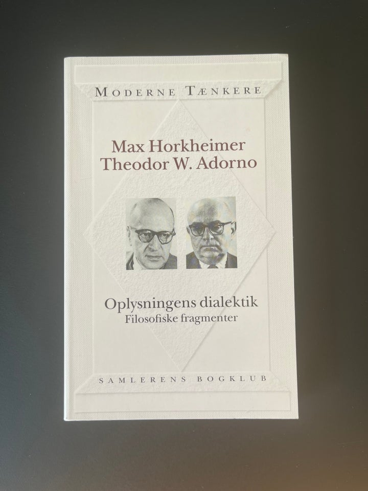 Oplysningens dialektik, Max