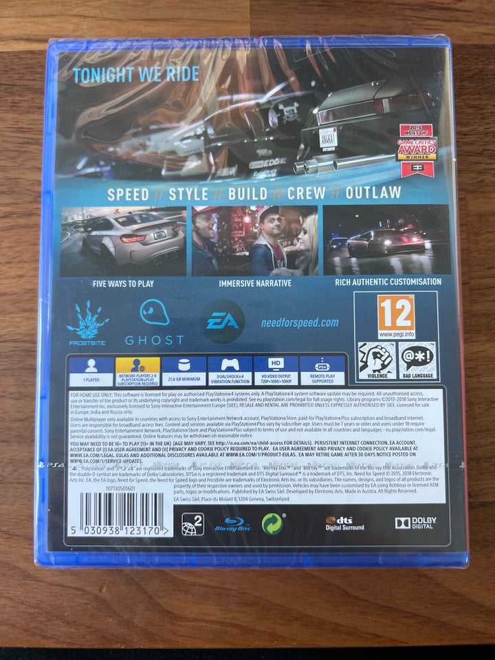 Need for Speed PS4 racing