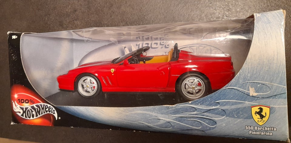 Modelbil Hotwheels Ferrari 550