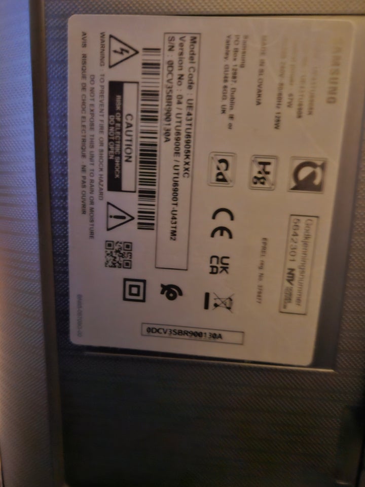 LED, Samsung, UE43TU6905