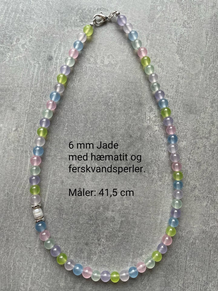 Halskæde, jade, Eget design