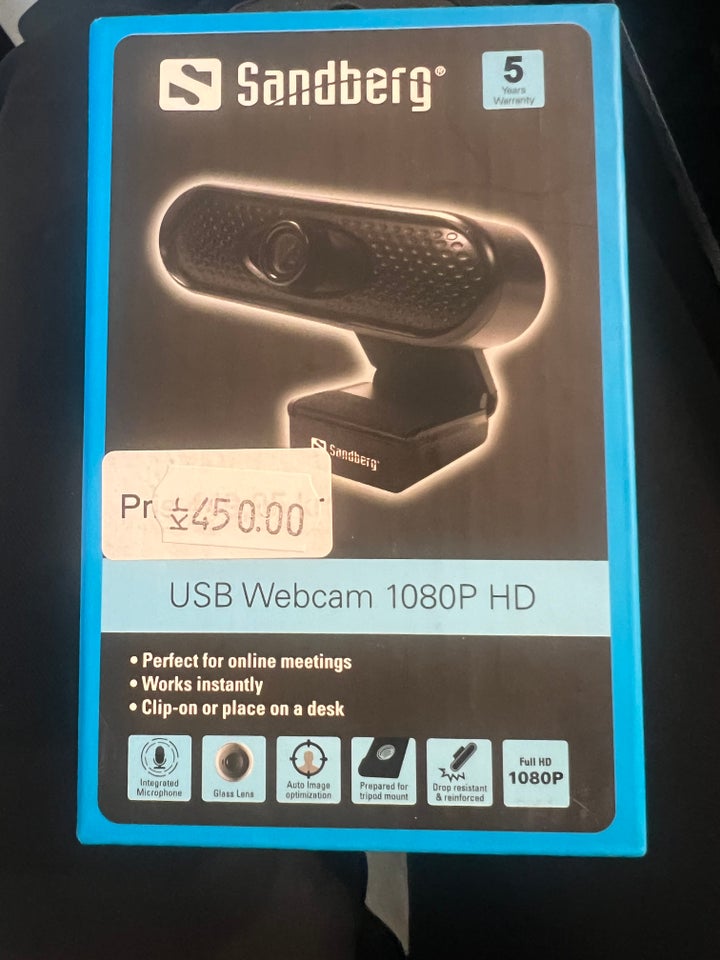 USB Webcam, Sandberg, 1080P HD