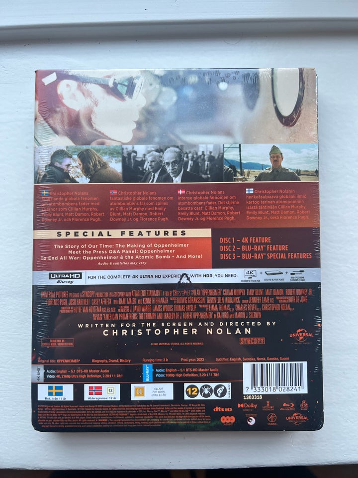 Oppenheimer - Steelbook 4K Ultra HD