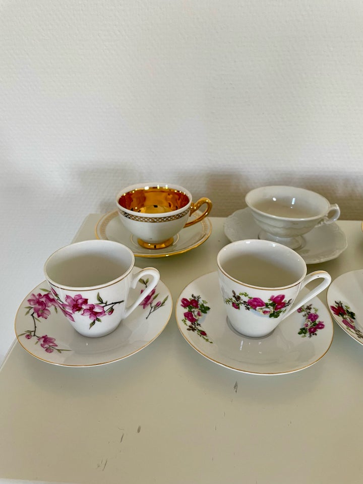 Porcelæn Mokkakopper Vintage