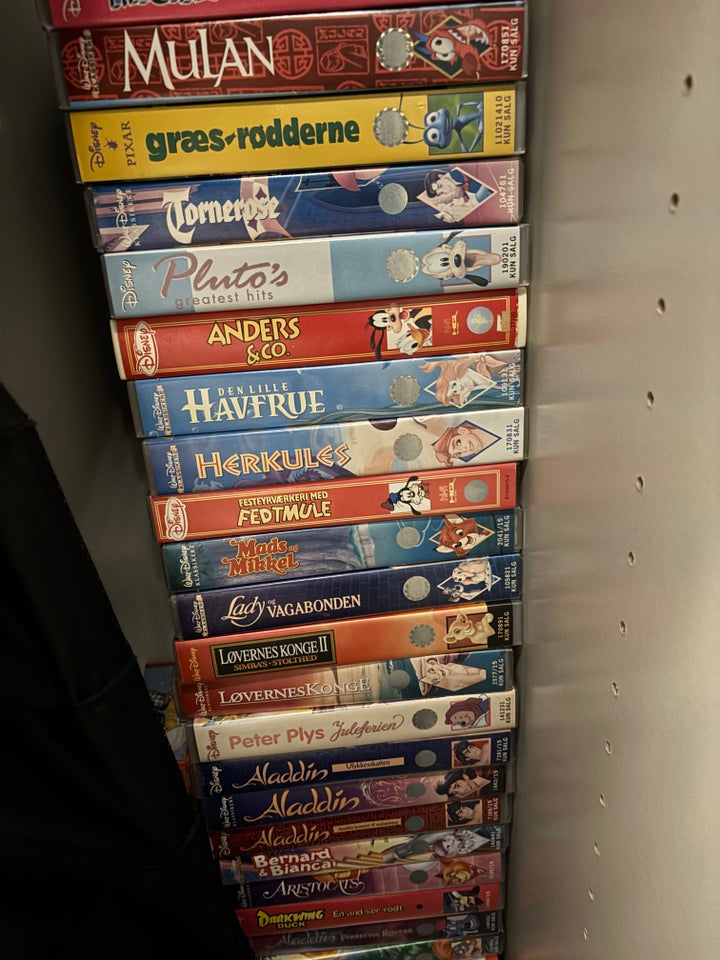 Børnefilm, VHS Disney film