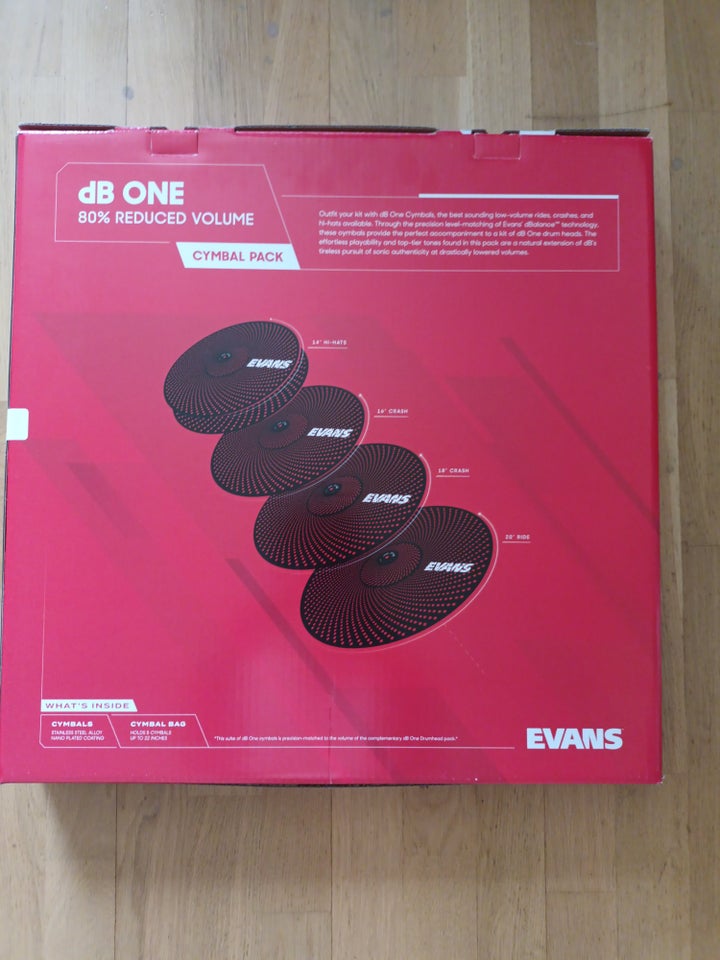 Bækken Evans dB One Cymbal Pack