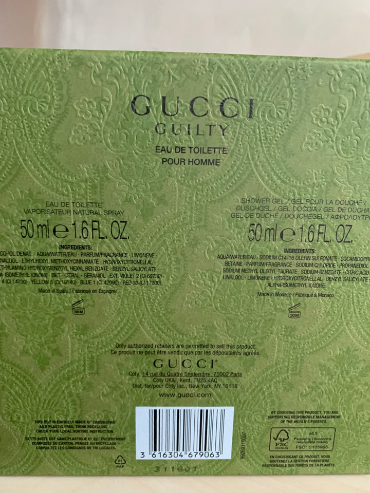 Herreparfume Gucci Guilty Pour