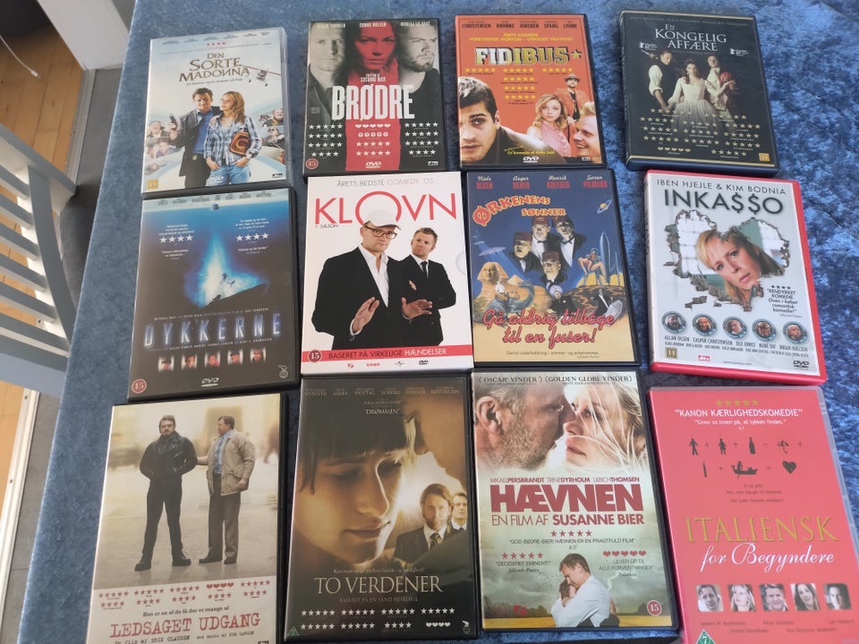 Danske film, DVD, komedie