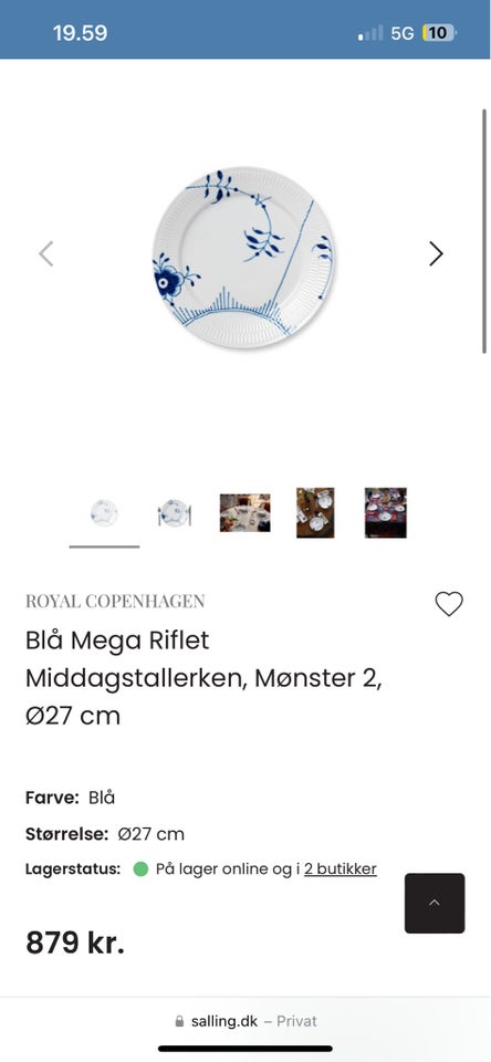 Porcelæn Middagstallerkener 27