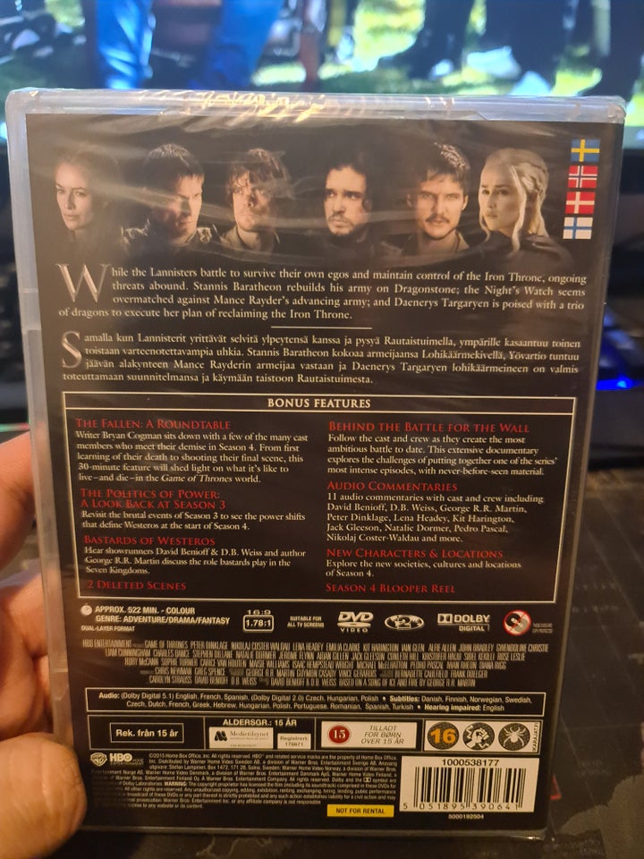 Game of Thrones sæson 4, DVD, action