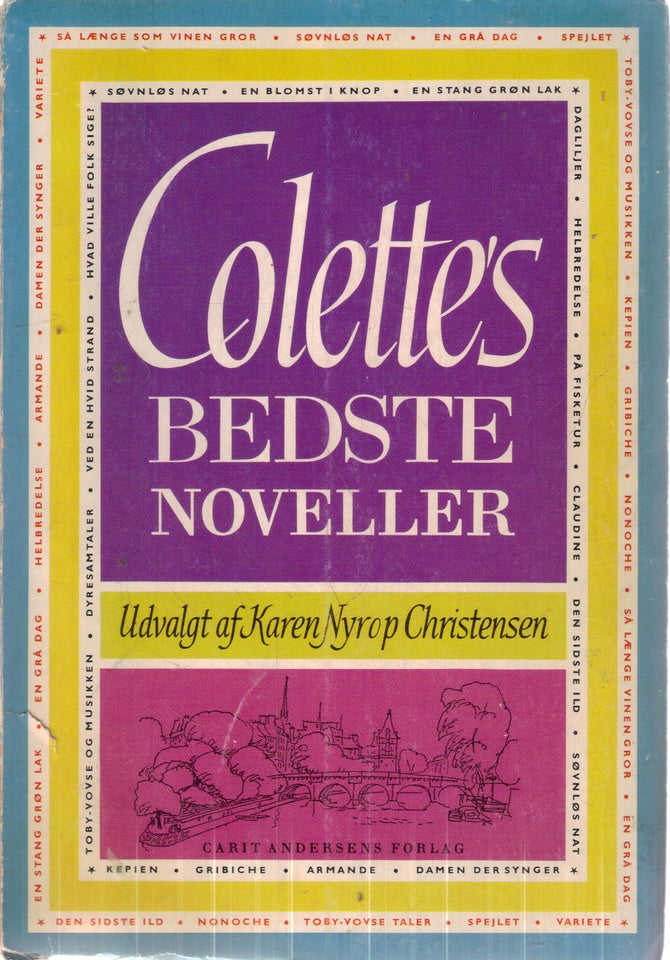 Colettes bedste noveller, -,