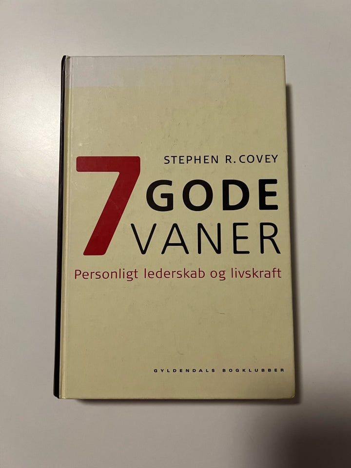 7 gode vaner, emne: organisation og