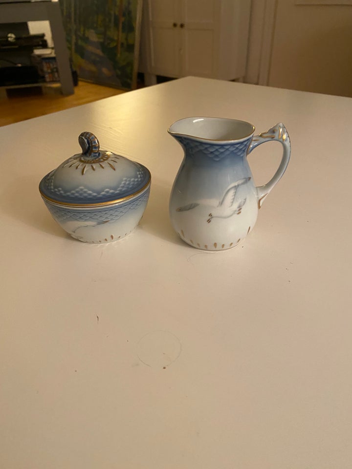 Porcelæn, sukkerskål og