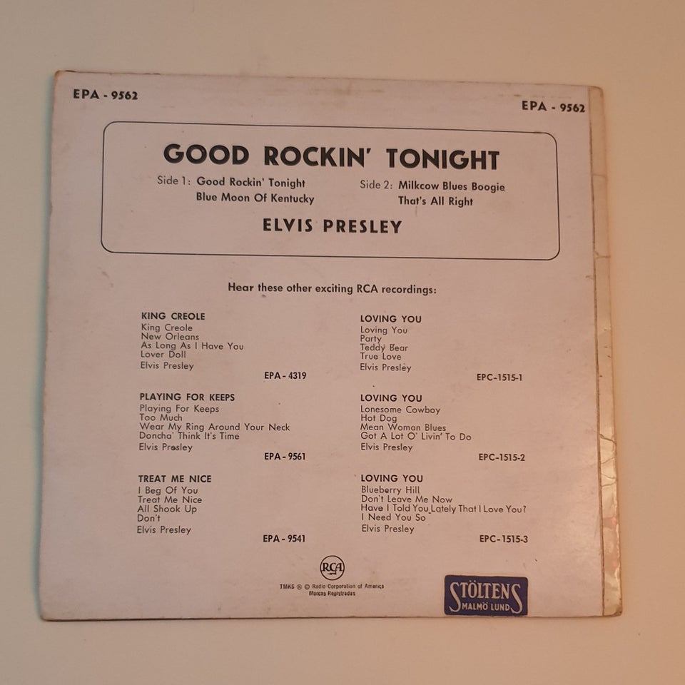 EP, Elvis Presley, Good Rockin'