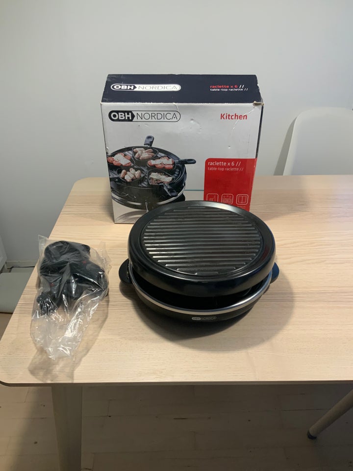 Raclette set, OBH Nordica