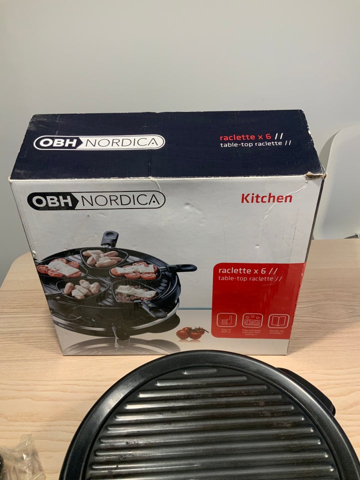 Raclette set, OBH Nordica