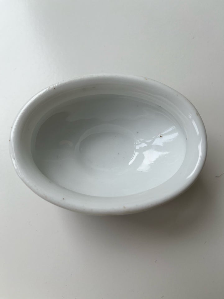 Porcelæn Saltkar Musselmalet