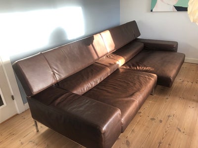 Anden arkitekt Lædersofa - 3 pers