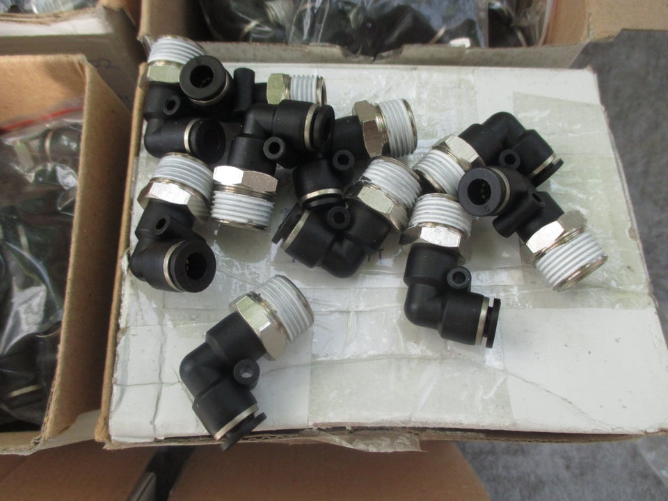 Push-in fittings, Vinkel