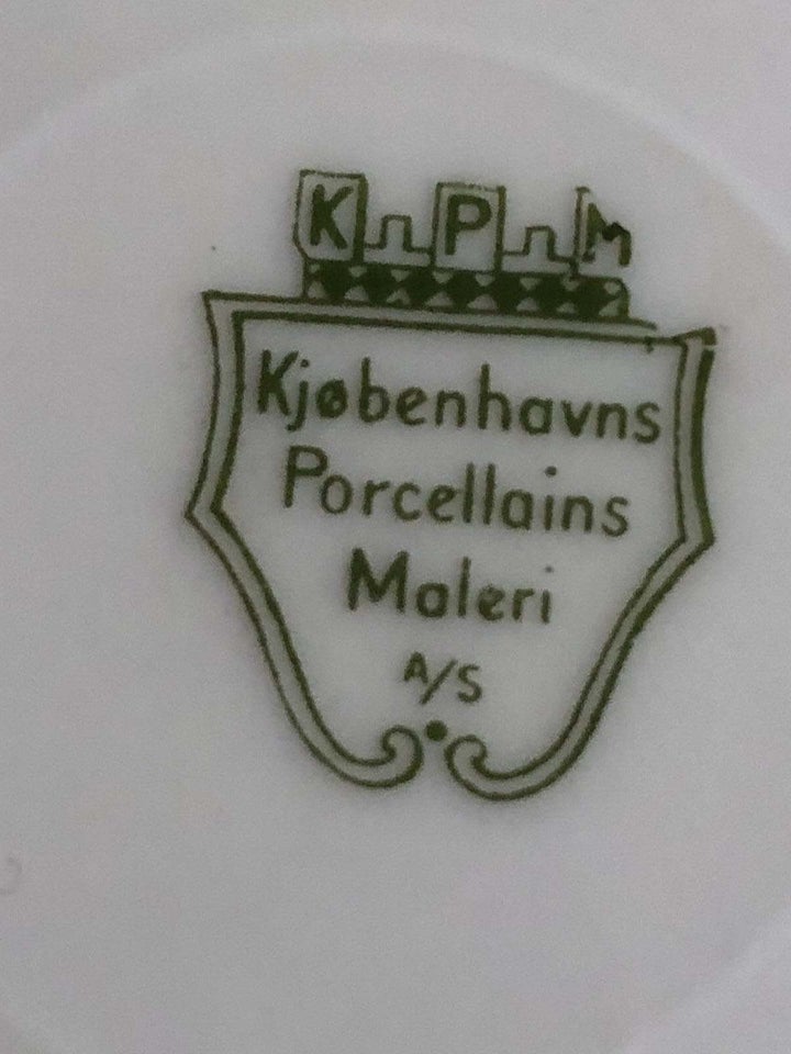 Porcelæn 5 tallerkner KPM Karup