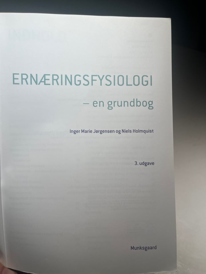 Ernæringsfysiologi, Inger Marie