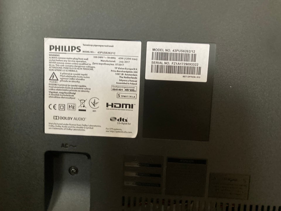 LED, Philips, 43PUS6262/12