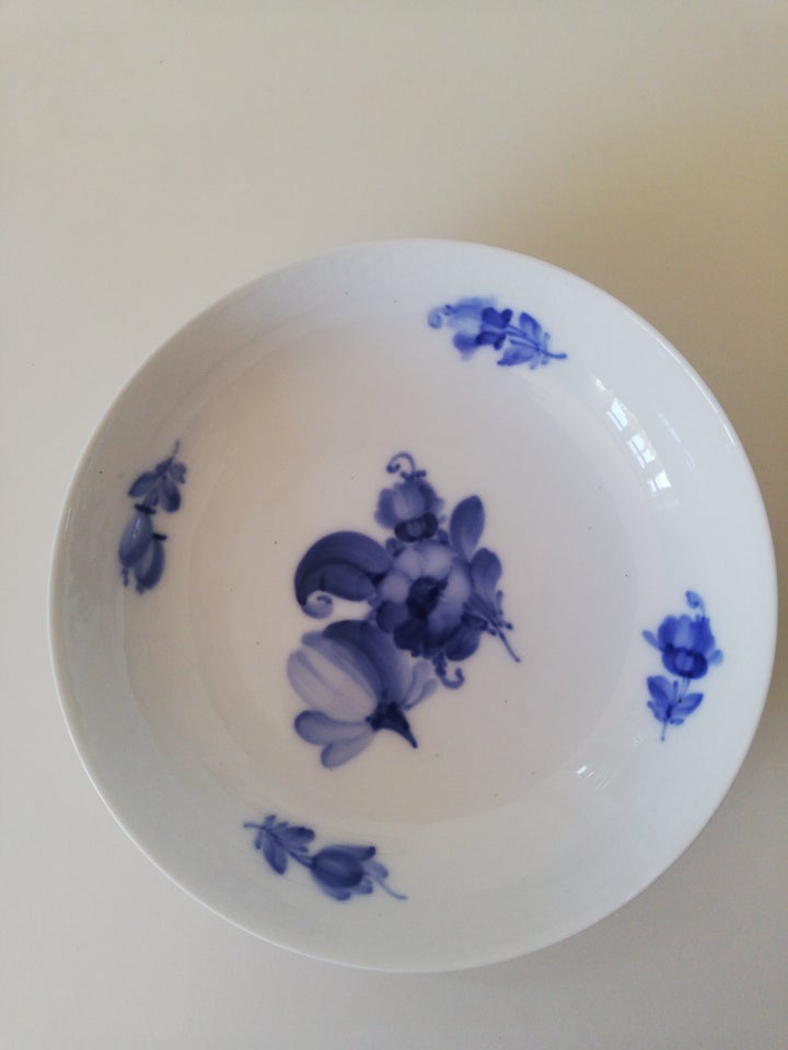 Porcelæn Dyb skål Blå blomst