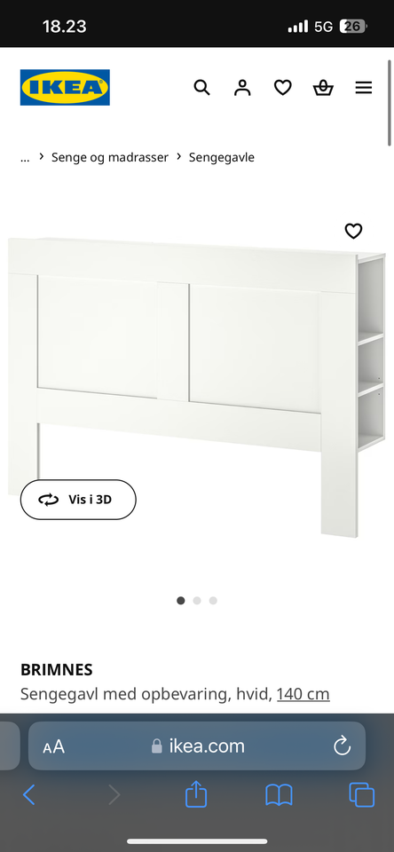 Boxmadras, Ikea, b: 140 l: 200