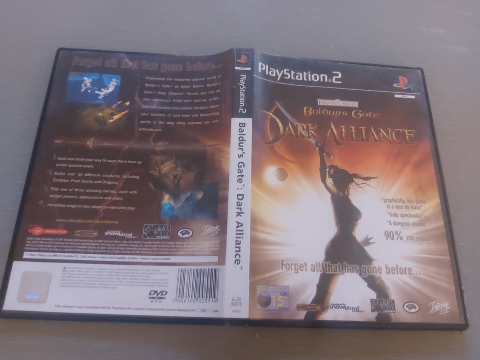 Baldurs Gate Dark alliance, PS2