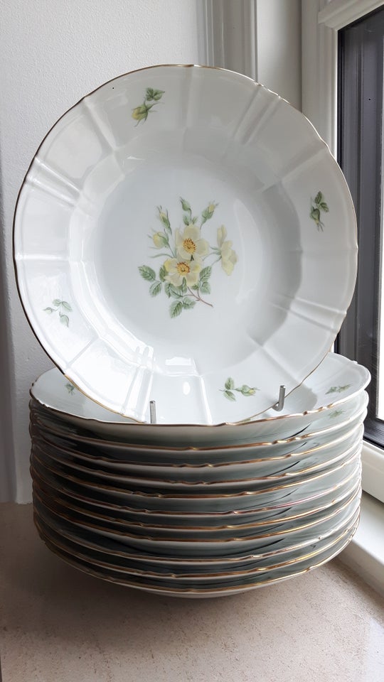 Porcelæn Tallerken Dyb Bing 