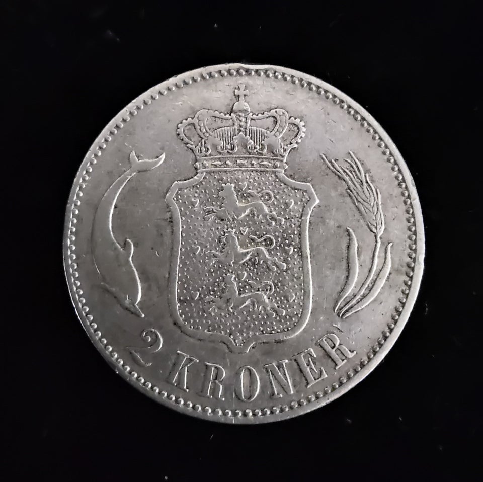 Danmark, mønter, 2 kroner