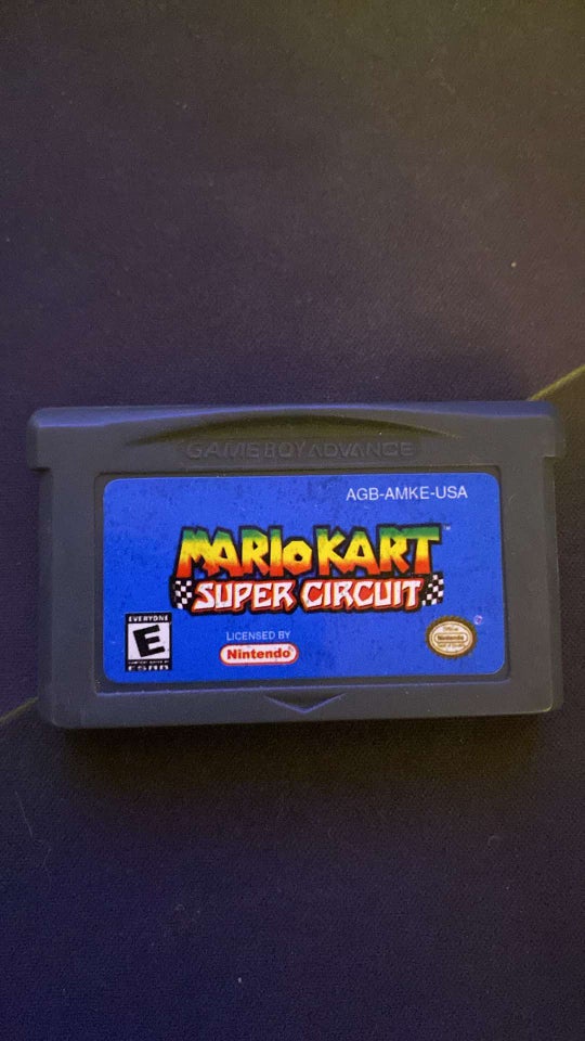 Mario kart super circuit, Gameboy