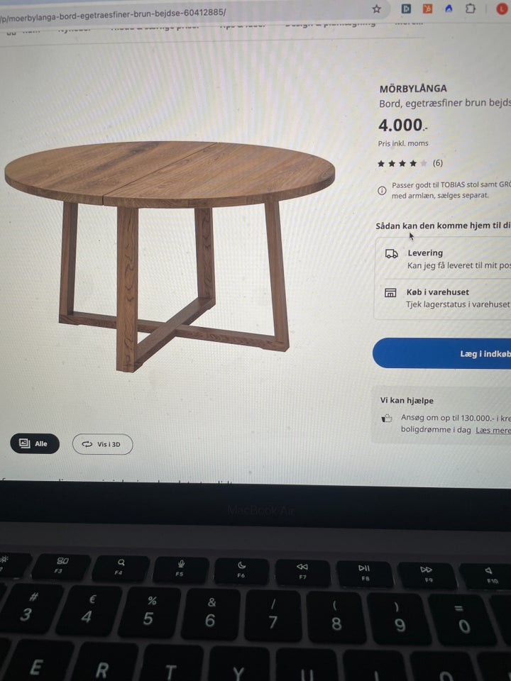 Spisebord Træ Ikea