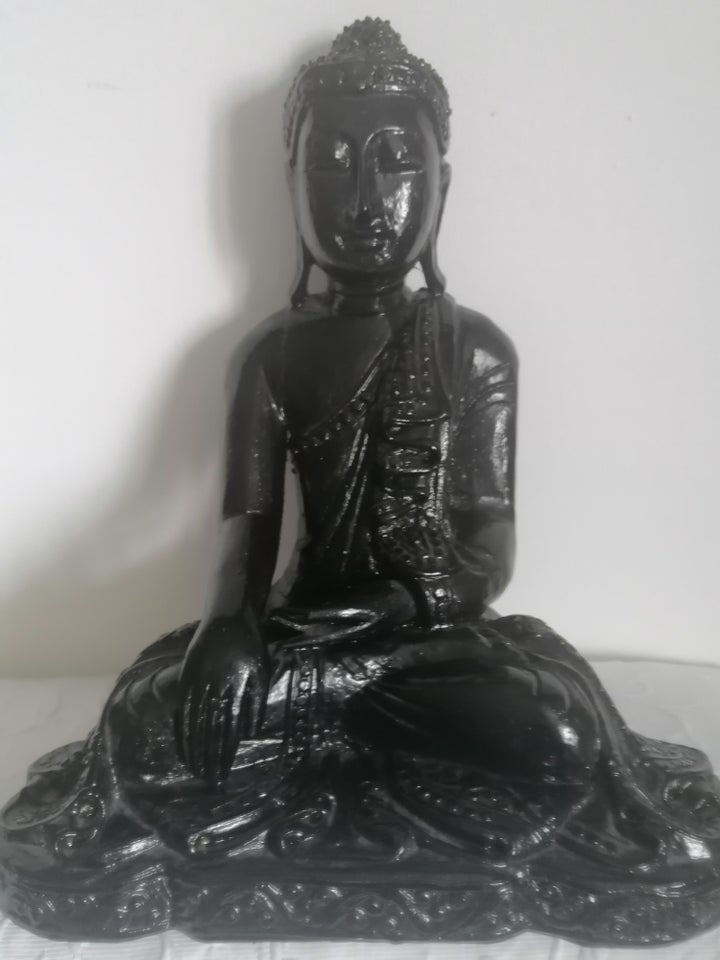 Smuk håndskåret vintage Buddha