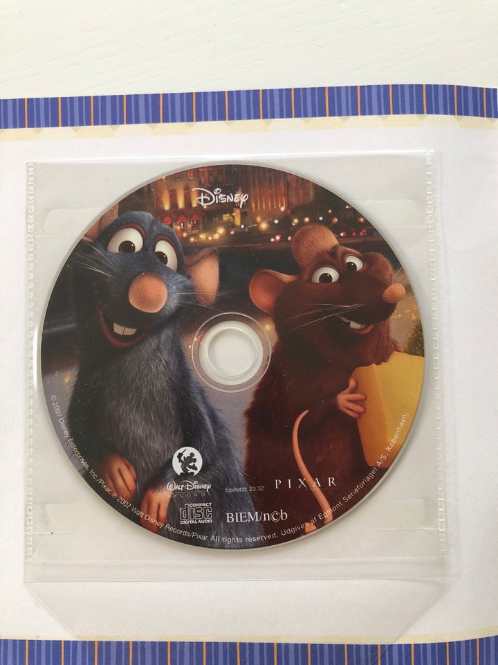 Ratatouille, Disney Pixar, Lydbog