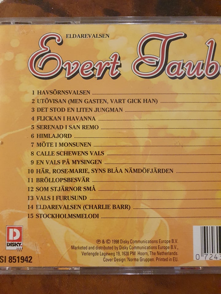 Evert Taube: Eldarevalsen, folk