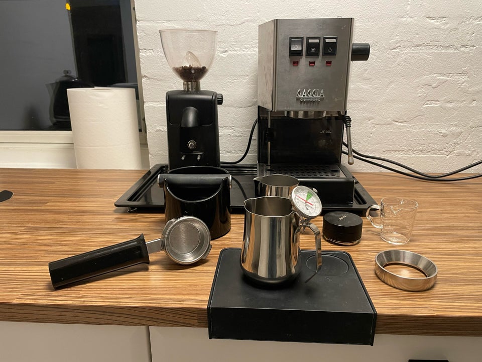 Gaggia Classic Pro  Ascaso kværn,