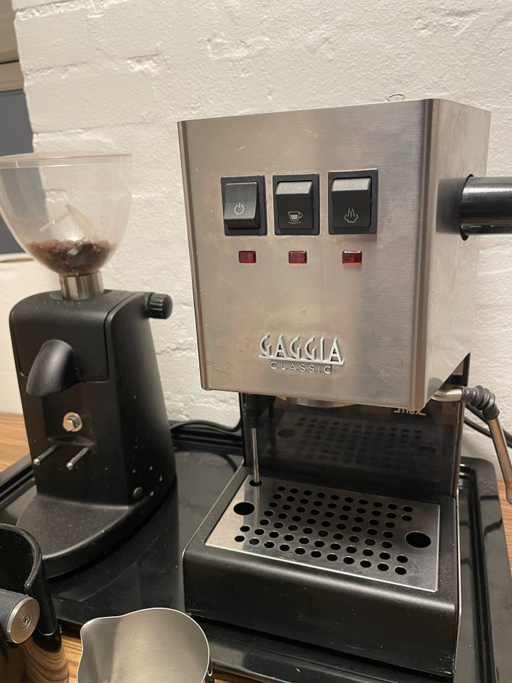 Gaggia Classic Pro  Ascaso kværn,